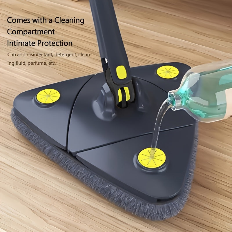 1pc Rotatable Triangle Mop 1pc 360-Degree Rotatable Triangle Mop